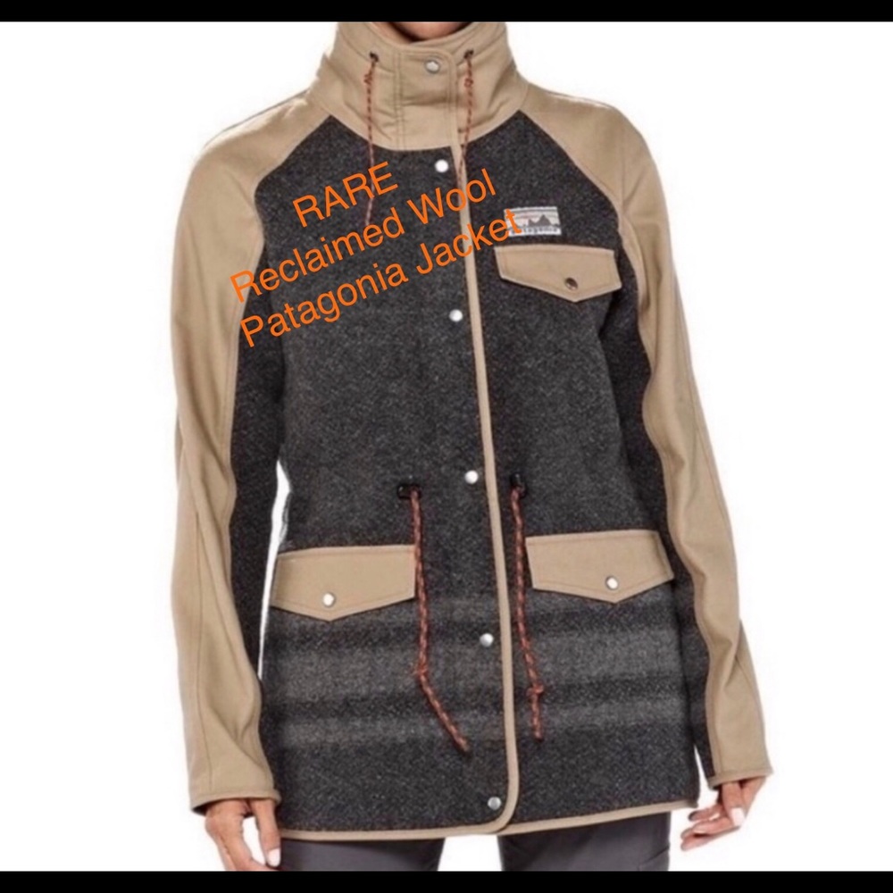 Patagonia Rare Reclaimed Wool Jacket! Size Small